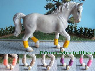 Bandagen Set 4 für Modellpferde 