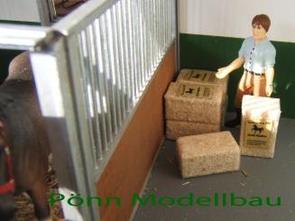 Späne- Ballen für Modellpferde 
