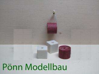 Leckstein Salz oder Mineralien für Modellpferde Mineral rot