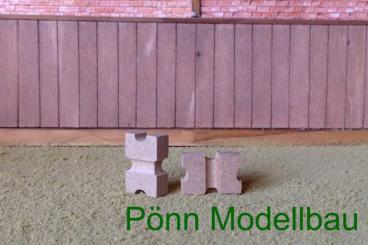 Cavaletti "M" 2 Stück roh 